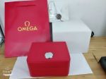 New Copy Omega Red leather Watch box - Omega Box Replica